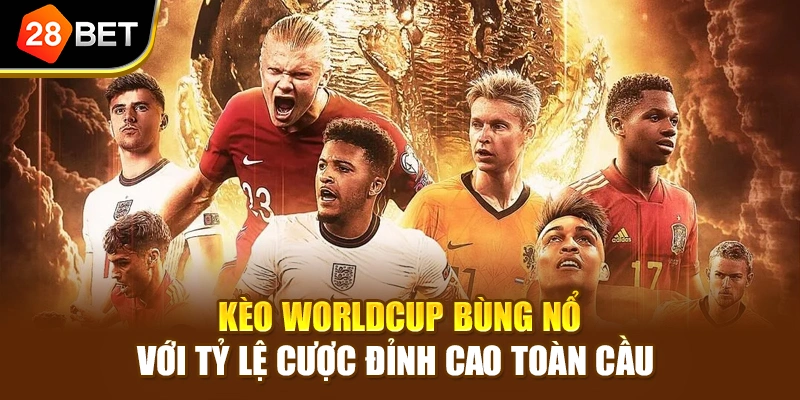 Kèo Worldcup bùng nổ với tỷ lệ cược đỉnh cao toàn cầu